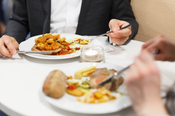 different types of food on a plate ready to eat