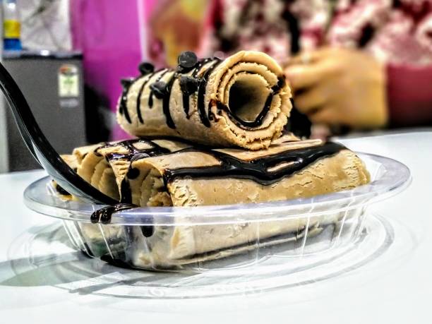 Chocolate Thunder Ice Cream Roll