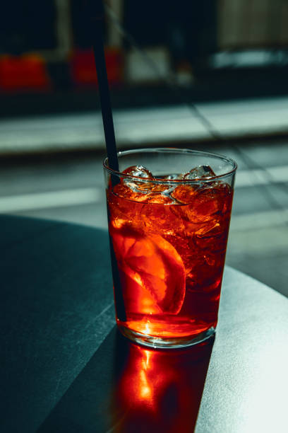 Italian Spritz cocktail in the glass